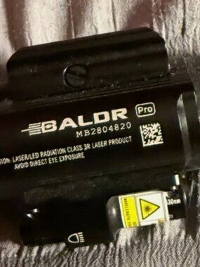 Olight Baldr Pro Black w/ Green Laser Sight and White LED, Black